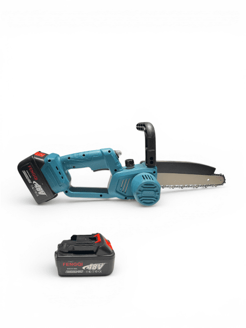 48V Mini Cordless Chainsaw 8 Inch with 2 Batteries, Auto Oil Pump, Portable Wood Cutting Saw