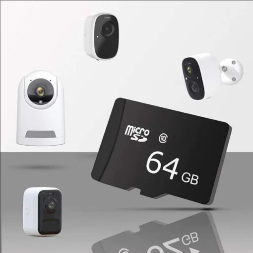 64GB MicroSDHC Class 10 Memory Card – High-Speed Storage for Smartphones, Cameras & Security Systems
