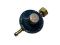 Gas Regulator with Pressure Gauge 50–170 mbar, 1500 g/h – LPG Cylinder Regulator with Blue Pressure Meter