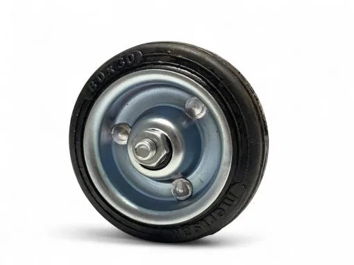Solid Trolley Wheel 80×30mm – Heavy Duty Replacement Wheel for Trolleys, Carts & Equipment