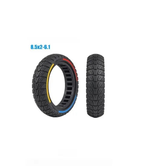 8.5×2-6.1 Explosion-Proof Solid Tire for Electric Scooter – Airless Puncture-Proof Replacement Tire