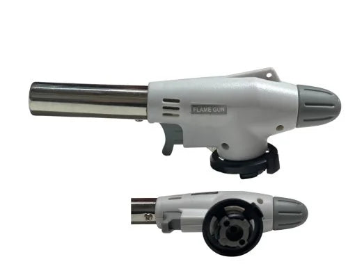 Ceramic Gas Burner Head with Automatic Ignition – 1350°C Windproof Camping & Kitchen Torch