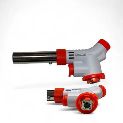 Stainless Steel Gas Burner Head – Butane Kitchen Torch with 1300°C Adjustable Flame