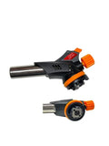 Ceramic Gas Torch Burner Head with Piezo Ignition – Metal Flame Nozzle for Butane Gas Canisters