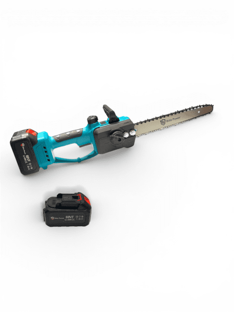 88V Cordless Mini Chainsaw 12 Inch with 2 Batteries, Automatic Lubrication, Electric Wood Cutter