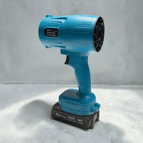 48V Cordless Turbine Air Blower with 2 Batteries & Charger – Portable High-Power Dust and Leaf Blower