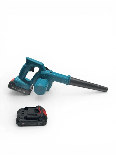 48V Cordless Air Blower with 2 Batteries & Charger – Portable Leaf and Dust Cleaning Tool