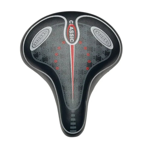 Comfort Bicycle Saddle with Springs Universal Shock Absorbing Ergonomic Bike Seat Black