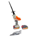 36V Cordless Reciprocating Saw with 2 Batteries, 4 Blades, Portable Sabre Saw for Wood & Metal