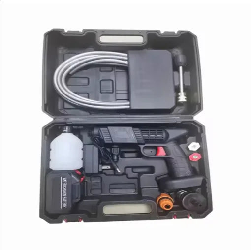 48V Cordless Portable Pressure Washer Gun 12000mAh – Rechargeable Car Wash Cleaner with Adjustable Nozzle