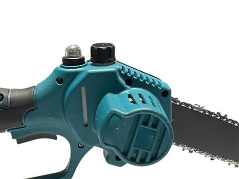 48V Mini Cordless Chainsaw 8 Inch with 2 Batteries, Oil Pump, Portable Electric Wood Cutting Saw
