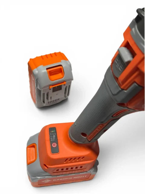 21V Brushless Cordless Angle Grinder with 2 Batteries, Charger and Side Handle for Cutting