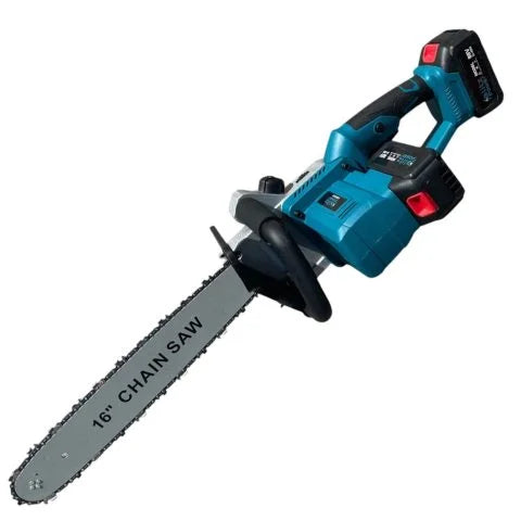 Blitz Power 16 Inch Cordless Electric Chainsaw – Automatic Lubrication, 2 Li-Ion Batteries, Wood & Branch Cutting