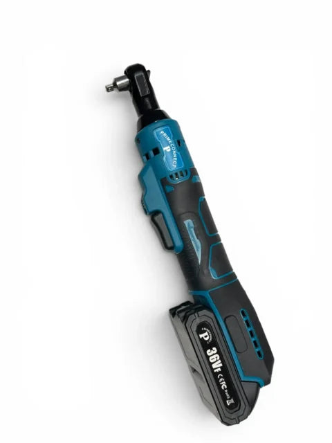 Cordless Electric Ratchet Wrench Set with 2 Batteries, Charger, 6 Sockets and Carrying Case
