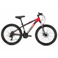 British Eagle MTB Bicycle 26 x 2.40, 21 Speed, Disc Brakes, Front Suspension, Red Grey