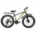 British Eagle Haksen Fat Bike MTB 26x4.00, 21-Speed, Disc Brakes, Front Suspension, Green