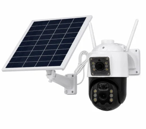 KD-15 6MP Solar PTZ Surveillance Camera – Wireless WiFi Security Camera with Solar Panel, Auto Tracking & Night Vision