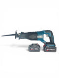 48V Cordless Sabre Saw 3000 RPM with 2 Batteries, 4 Blades, Quick Change Reciprocating Saw