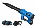 Blitz Power 128V Cordless Leaf Blower Vacuum, Brushless Motor, 8.0Ah Battery, 46.5m/s Air Speed
