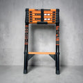 2.7M Aluminum Telescopic Ladder – Extendable Folding Ladder with Non-Slip Feet, Portable Household Ladder
