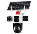 KD-29 6MP Solar PTZ Surveillance Camera – 4 Lens WiFi Security Camera with Light Alarm, Auto Tracking & Night Vision