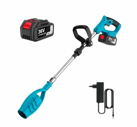 36V Cordless Leaf Blower with 2 Li-Ion Batteries and Charger, Lightweight Garden Cleaning Tool