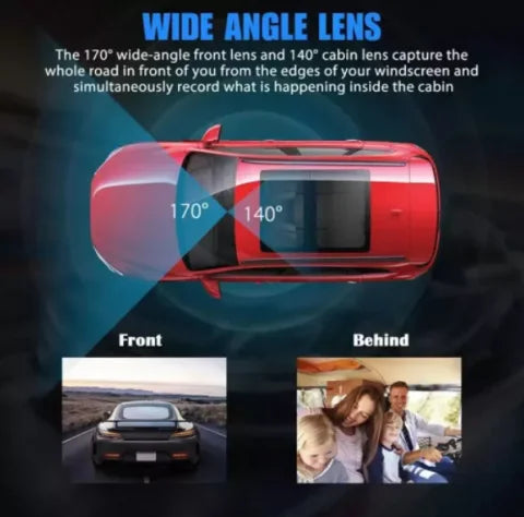 Full HD 1080P Car Dash Cam DVR-06 – 130° Wide Angle Dashboard Camera with G-Sensor & Loop Recording