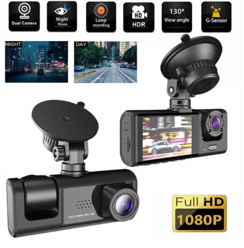 Full HD 1080P Car Dash Cam DVR-06 – 130° Wide Angle Dashboard Camera with G-Sensor & Loop Recording
