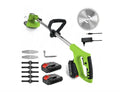 Blitz Power Cordless Brush Cutter 48V – Electric Grass Trimmer with 2 Batteries, 4000mAh, 18000 RPM