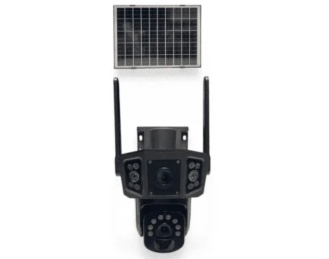 4G Solar Security Camera 6MP with 4 Lenses, Night Vision, Motion Detection & Mobile App – ZYTS21