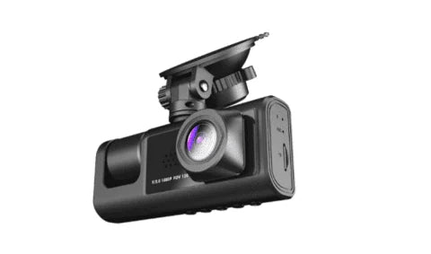 Triple Lens HD Dash Cam 1080P – Front, Rear & Interior Car Camera with Night Vision, Parking Monitor & Motion Detection