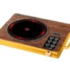 3500W Infrared Electric Hob with LCD Display, Touch Control & Multiple Cooking Functions – Brown
