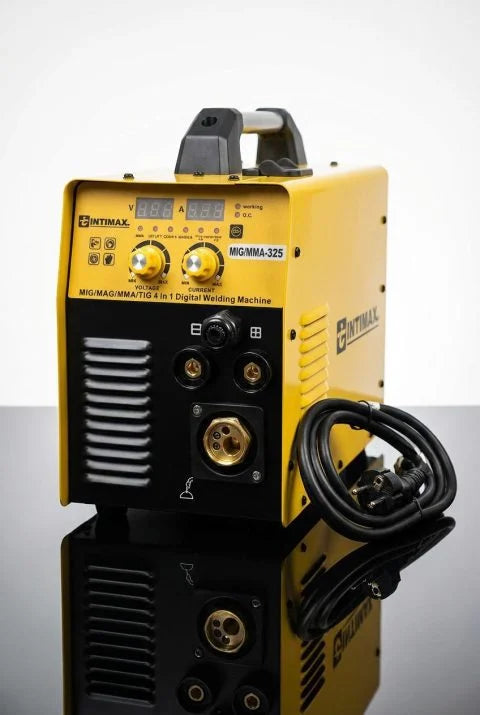 MIG/MAG/MMA/TIG 325A IGBT Inverter Welding Machine – 4-in-1 Multi-Process Welder 220V with Digital Display
