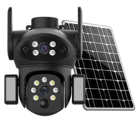 ZY-TX5 Smart 4G Solar Surveillance Camera – PTZ 355°, AI Motion Detection, Two-Way Audio & IP66 Waterproof