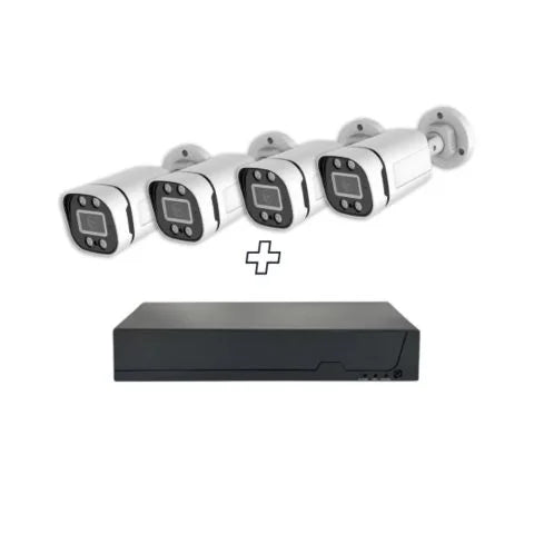 S1004KIT4 CH+500G CCTV Security Camera Kit – 4 Channel DVR with 4× 5MP IR Cameras & 500GB Storage