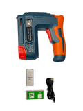 2-in-1 Cordless Electric Staple Gun & Nail Gun with 2000mAh Battery, USB Charging, 1000 Staples