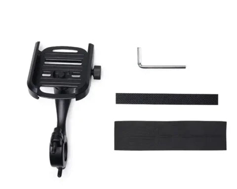 Adjustable Metal Phone Holder for Motorcycle, Scooter, Electric Scooter & Bicycle – 58–89mm Universal Smartphone Mount