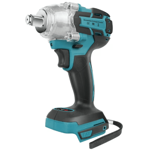 48V Cordless Impact Wrench 5.0Ah Li-Ion Battery, High Torque, LED Light, Charger Included