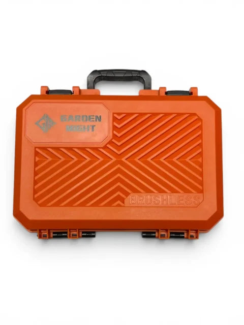 21V Brushless Drill and Screwdriver Set with 2 Batteries, Metal Chuck, Bits and Carry Case