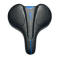 Metro Saddle Comfort Bicycle Saddle Ergonomic Elastomer Suspension Universal Black Blue Bike Seat