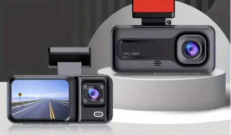 Car DVR Dual Lens Dash Camera Full HD 1080P – Front & Rear Camera, 170° Wide Angle, 2" Screen, G-Sensor, Loop Recording