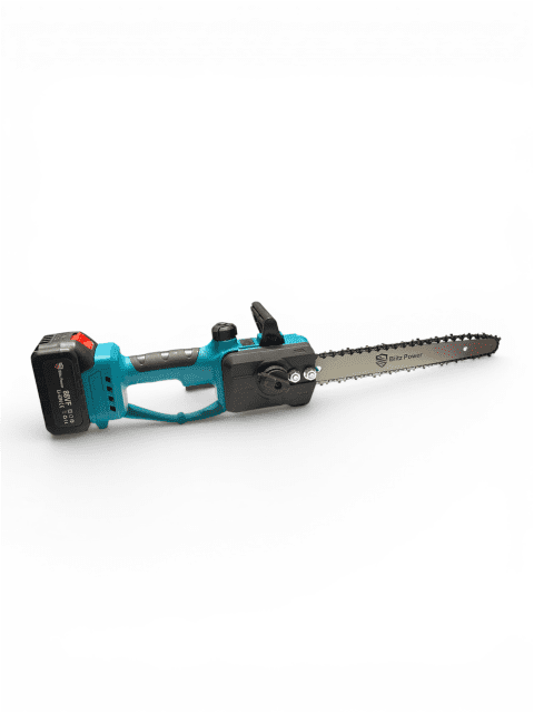 48V Mini Cordless Chainsaw 8 Inch with 2 Batteries, Oil Pump, Portable Electric Wood Cutting Saw