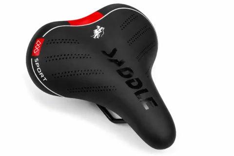 Ergonomic Sport Bicycle Saddle Black Red Universal MTB Trekking Road Bike Seat
