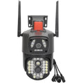 WiFi Dual Lens PTZ Surveillance Camera – 10X Zoom, Color Night Vision, Motion Tracking & Two-Way Audio