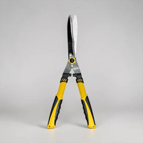 38cm Hedge Trimmer Shears – Carbon Steel Blades, Ergonomic Non-Slip Handle, Tension Adjustment System