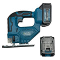 Blitz Power Cordless Jigsaw 128V Li-Ion Battery, Variable Speed, Wood, MDF, Chipboard & PVC Cutting