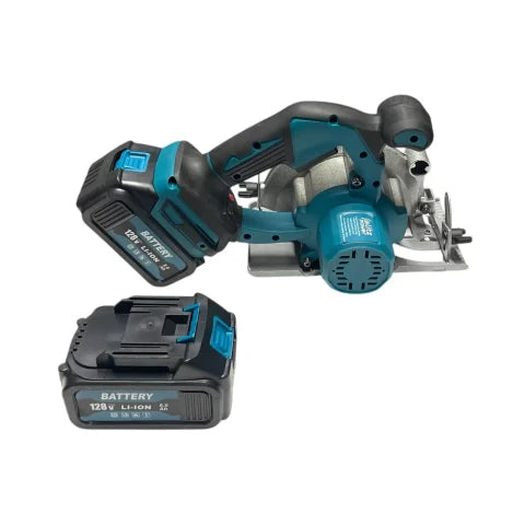 Blitz Power 128V Cordless Circular Saw – 2 Li-Ion Batteries, Adjustable Cutting Depth, Wood & MDF Cutting