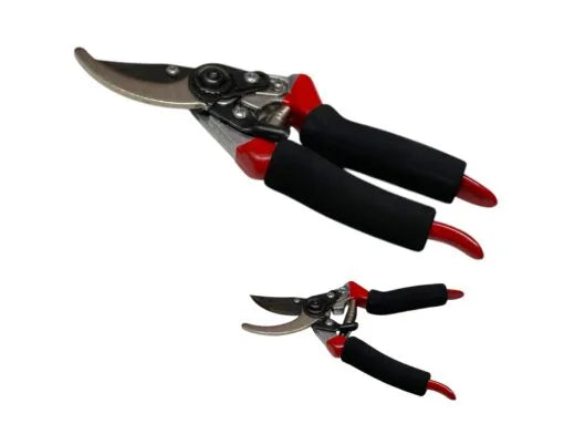 Stainless Steel Tree Pruning Shears – Ergonomic PVC Handle with Soft Grip for Branch & Twig Cutting