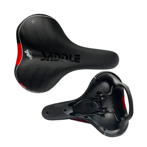 Ergonomic Sport Bicycle Saddle Black Red Universal MTB Trekking Road Bike Seat
