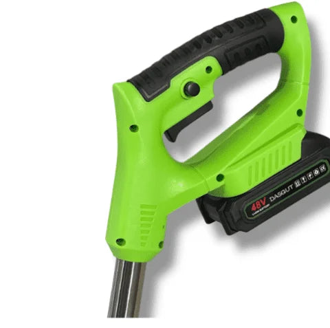 Blitz Power Cordless Brush Cutter 48V – Electric Grass Trimmer with 2 Batteries, 4000mAh, 18000 RPM